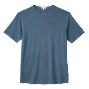 Eco Cotton Crew Tee in Navy