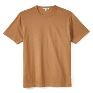 Eco Cotton Crew Tee in Gold