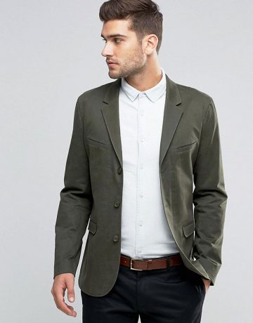 Demo Greenish Blazer Product