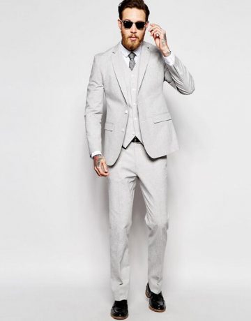 Grey Nepp Suit Demo Product