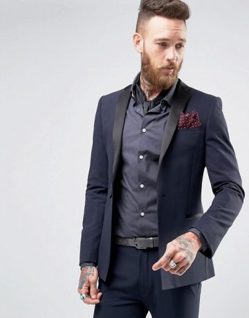 Tuxedo In Navy Blue Demo Product