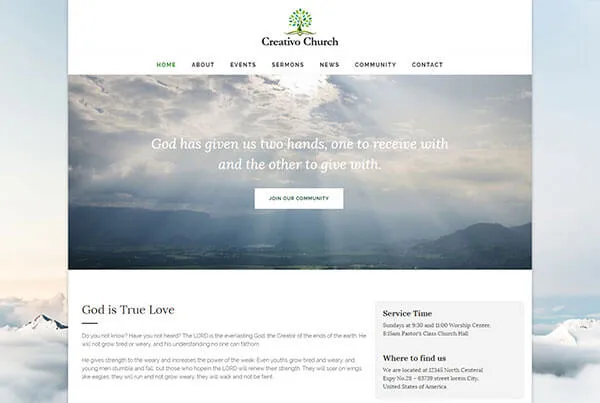 Creativo Church Template