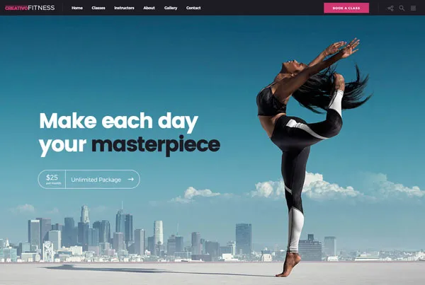 Creativo Gym & Fitness template