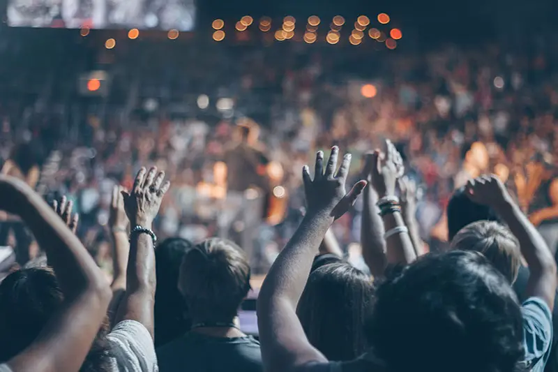 A church service in progress (Credit: Pexels.com)