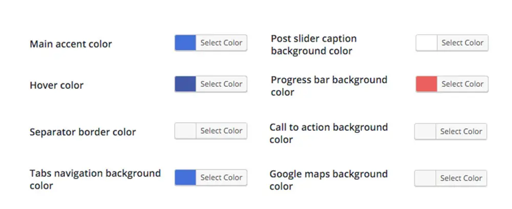 Customization options in WPBakery