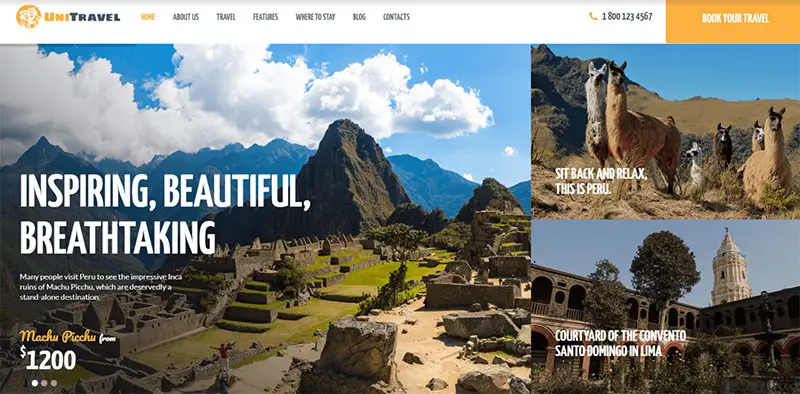 UniTravel WordPress Theme