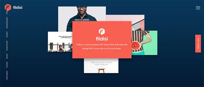 Fildisi by Euthemians parallax WordPress theme.