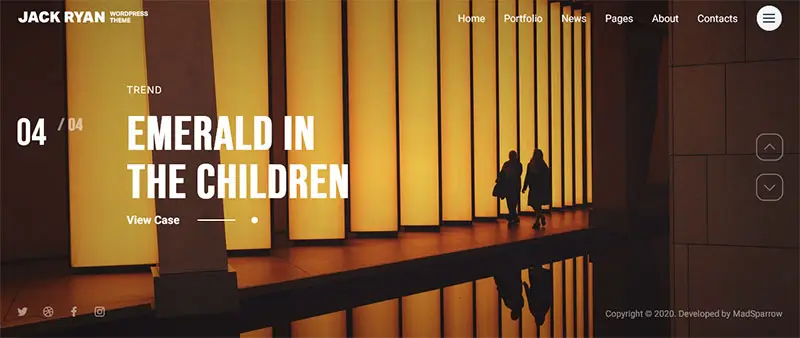 Jack Ryan by MadSparrow WordPress theme
