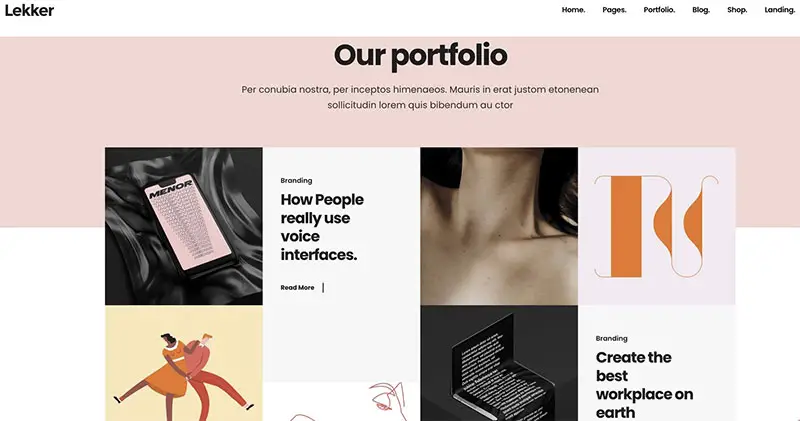 Lekker WordPress Theme