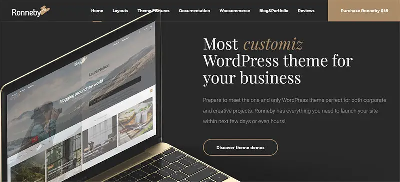 Ronneby theme for WordPress
