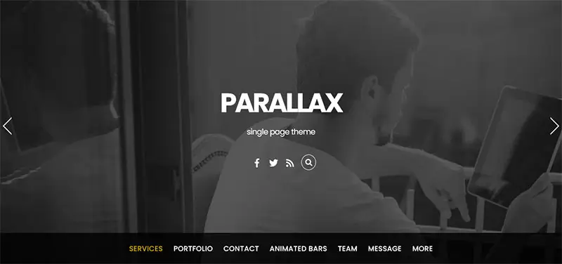 Parallax by Themify WordPress theme
