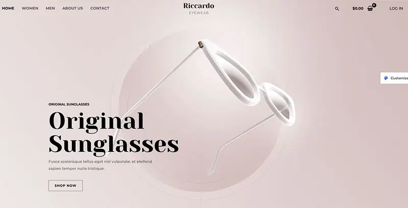 Astra’s Eyewear Store layout