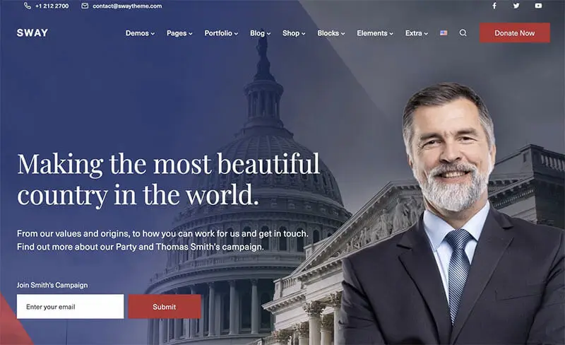 The Sway theme