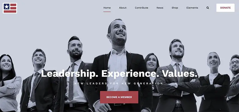 Vox Populi’s theme used for a political party