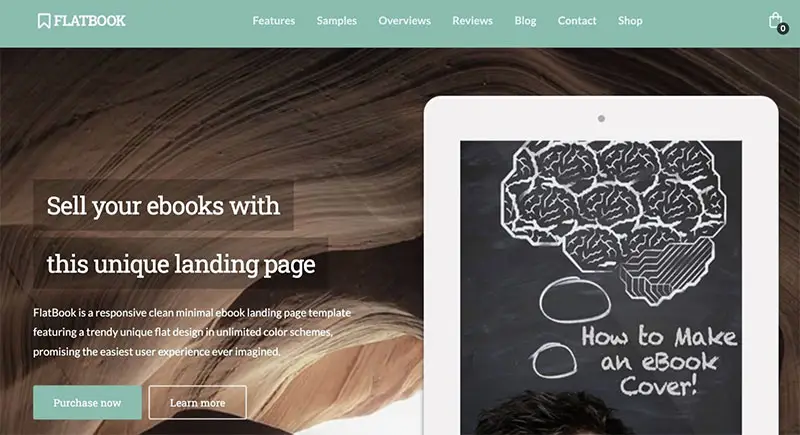 FlatBook is specifically for eBook websites.