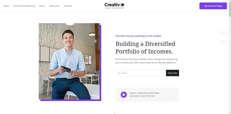 Creativo Coaching Theme