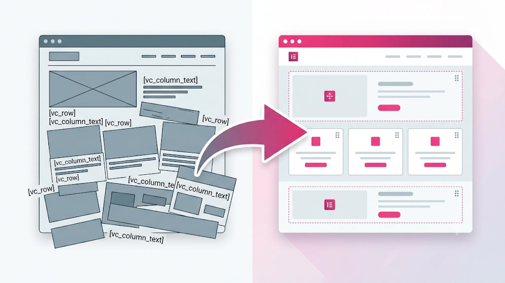 How to migrate WPBakery to Elementor manual guide