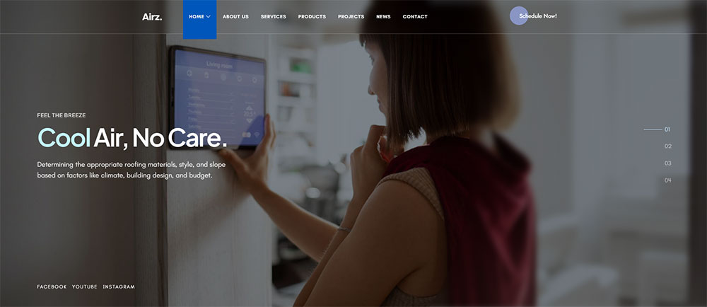 Airz Air Conditioning & Heading Theme for WordPress